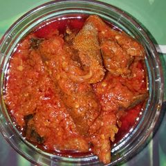 A picture of Palm oil stew.