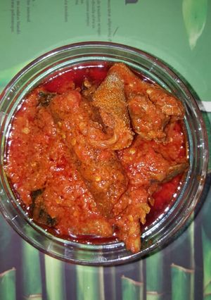 A picture of Palm oil stew.