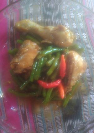 Foto resep Ayam Buncis Saus Tiram.