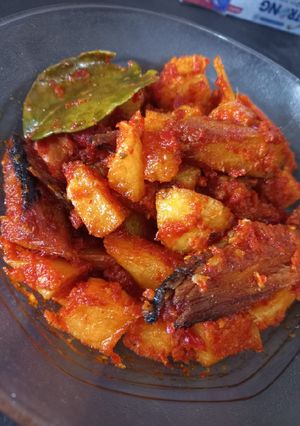 Foto resep Kentang dan Tongkol Cabai