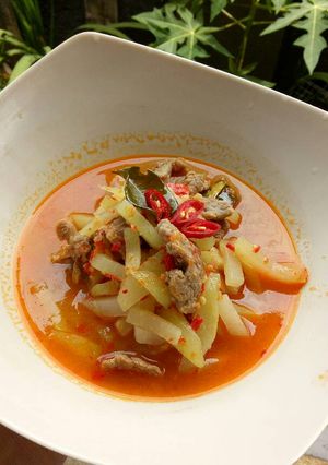 Foto resep Sayur Manisa (labu siam) Daging