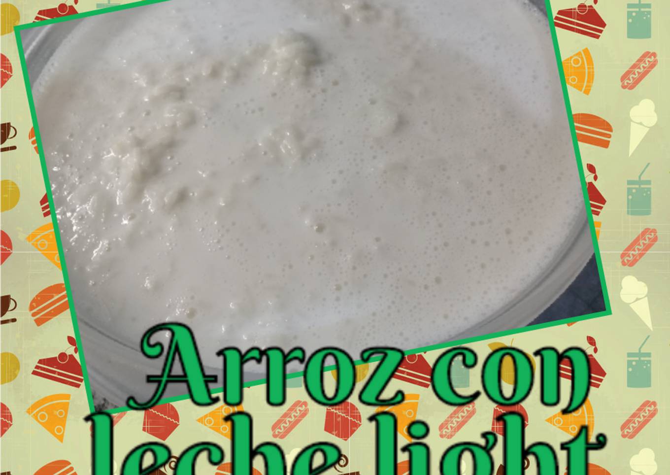 Arroz con leche light