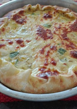Una foto de Quiche de verduras
