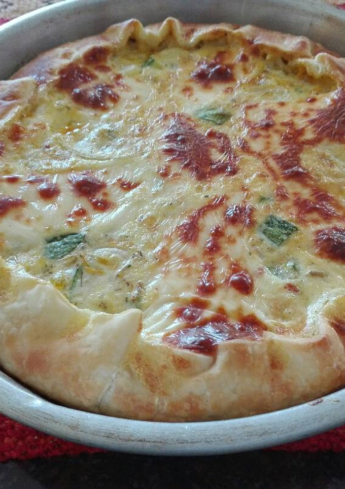 Una foto de Quiche de verduras