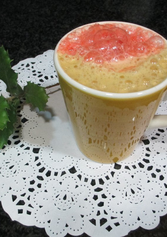 Una foto de Licuado de tomate con manzana