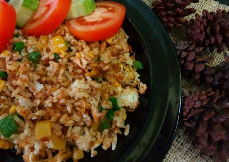 Bahan Nasi Goreng Kari Kornet | Cara Bikin Nasi Goreng Kari Kornet Yang Paling Enak