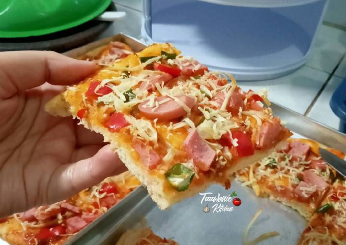 Cara Gampang Membuat Pizza 🍕, Enak Banget