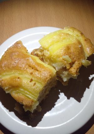 Una foto de Bizcochuelo de manzana sin aceite ni manteca👩‍🍳