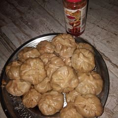 A picture of Wheat flour Veg momos.