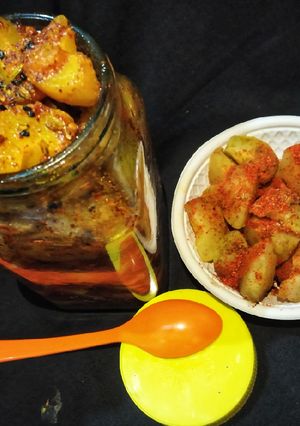 A picture of Amla Pickle.