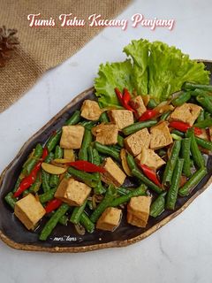Foto resep Tumis Tahu Kacang Panjang