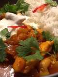 Yellow chicken curry