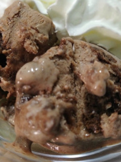 Una foto de Helado de brownie