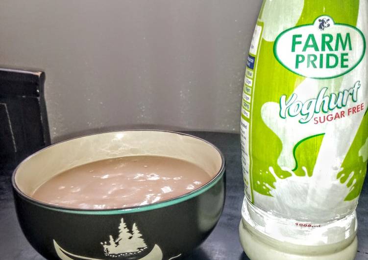 Easiest Way to Prepare Guinea corn pap and yoghurt/milk in 10 Minutes for Young Wife