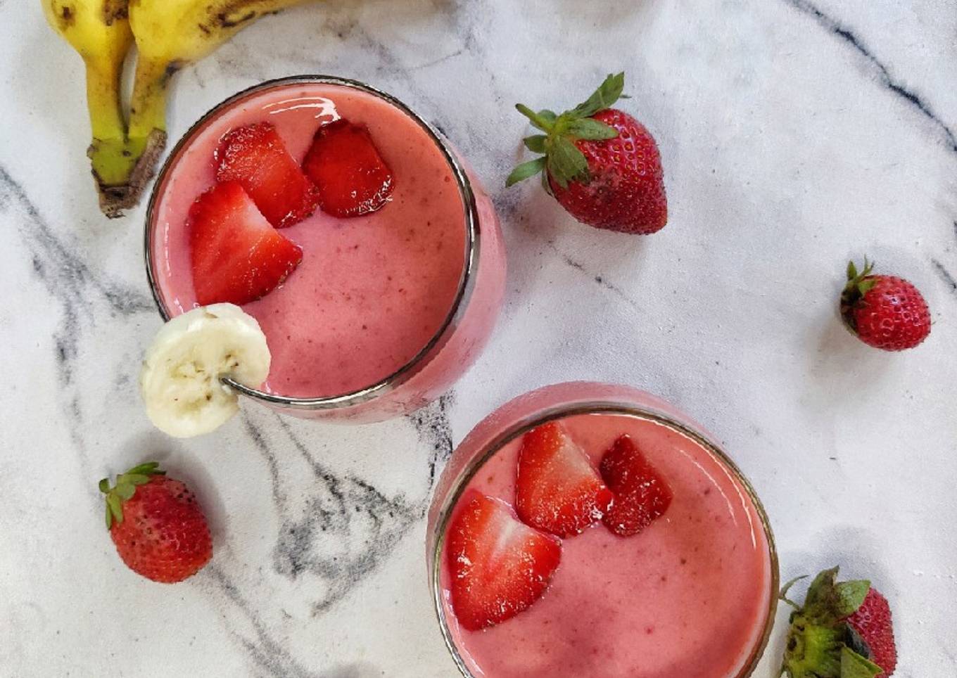 Strawberry and Banana Smoothie