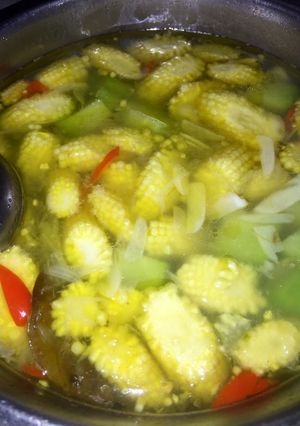 Foto resep Sayur Bening Labu Siam/Jipang & Jagung Muda/Putren
