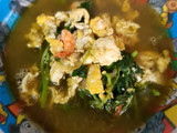 Tumis Bayam Telur