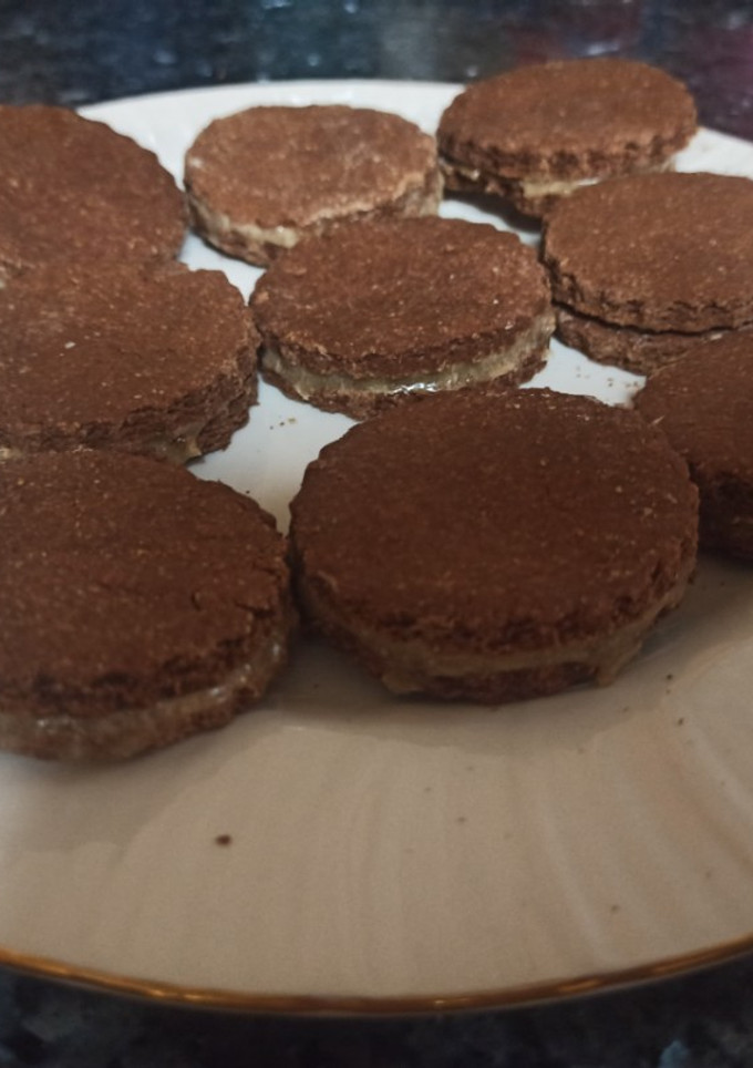 Una foto de Galletas proteicas big crac con relleno de vainilla