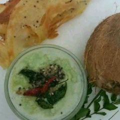 A picture of Coconut chutney.