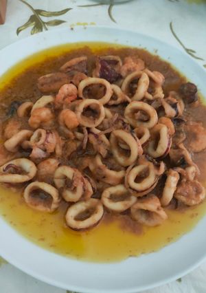 Foto resep Cumi saus mentega