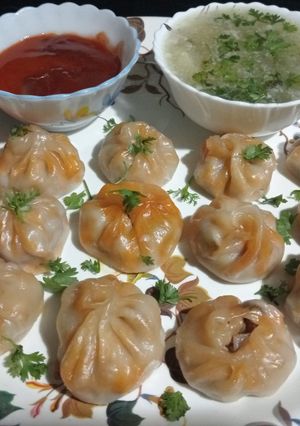 A picture of Chicken Momo (চিকেন মোমো).