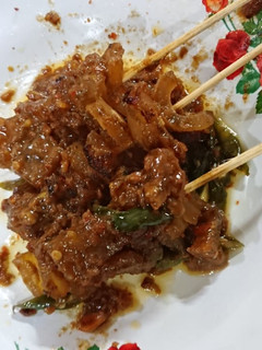 Foto resep Sate kikil bumbu kacang