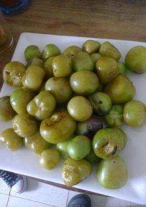 Una foto de Guarnición de tomatillo de milpa