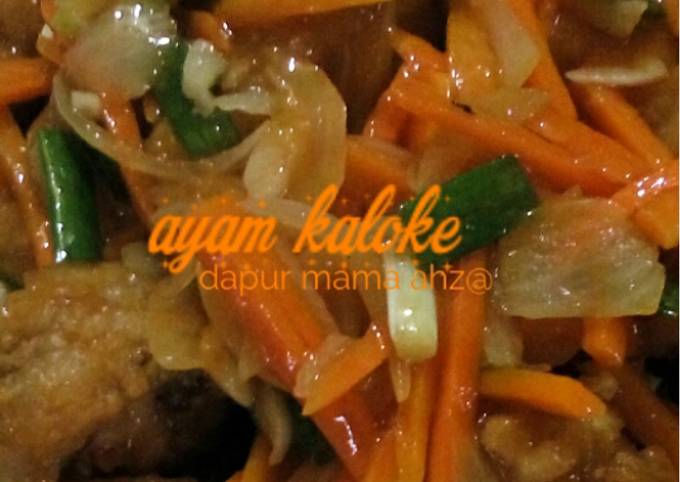 Cara Memasak Ayam kaloke Bunda Pasti Bisa