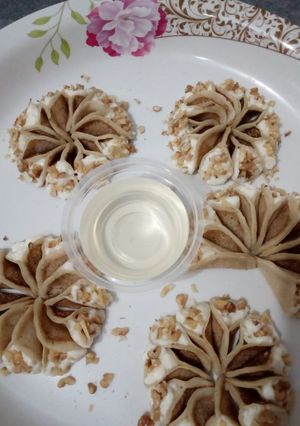 صورة لوصفة قطايف عصفيري بالجوز