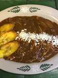 Mole Enchiladas with Plantain