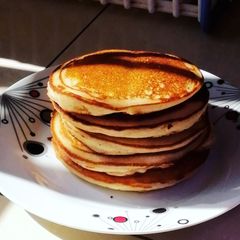 A picture of CORN FLOUR PANCAKES 🥞😋. #breakfastideas.