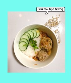 trứng thịt băm cà chua