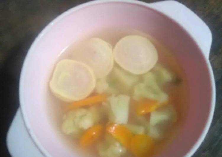Resep: Sop Kembang Kol Rolade yang Renyah
