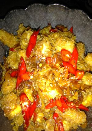 Foto resep Telor gulung pedas manis