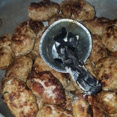 A picture of Gola kabab.