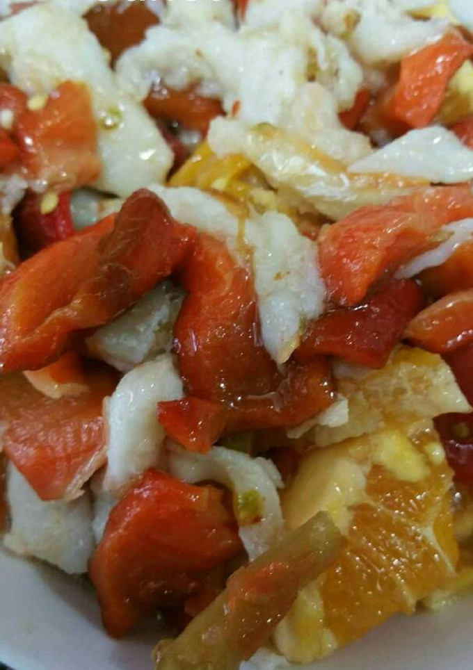 Una foto de Ensalada de otoño