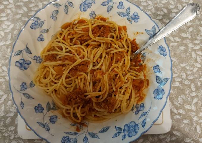 Jack's Vegan Spaghetti Bolognese