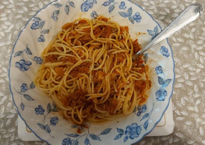 Jack's Vegan Spaghetti Bolognese Recipe by Issy - Cookpad