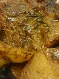 Fraldinha ao forno com mostarda