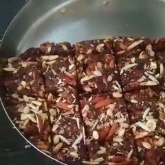 A picture of Dry fruit khajur paak.