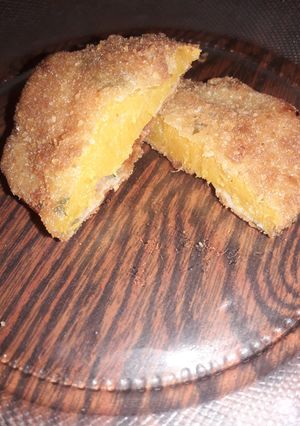 Una foto de Milanesa de calabaza!!🎃