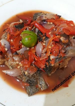 Foto resep Pecak ikan mas