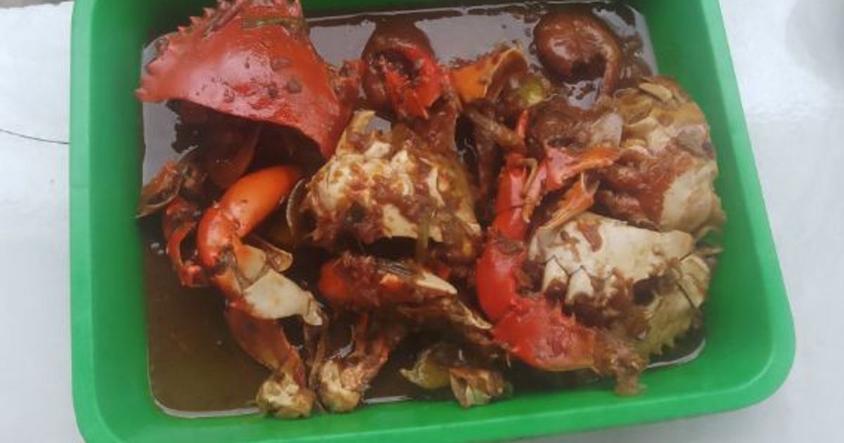 Kepiting pedas masak sederhana