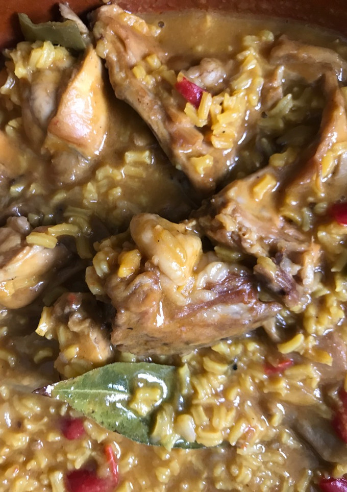 Una foto de Arroz Caldoso de Conejo y Setas