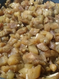 Una foto de Sofrito de berenjenas con mejorana