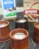 Natillas de chocolate y miel