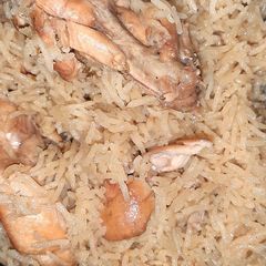 A picture of Kofta curry, chicken pulao.