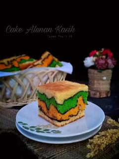 Foto resep Topo map love cake / Cake alunan kasih