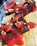 Brownie de calabaza vegano