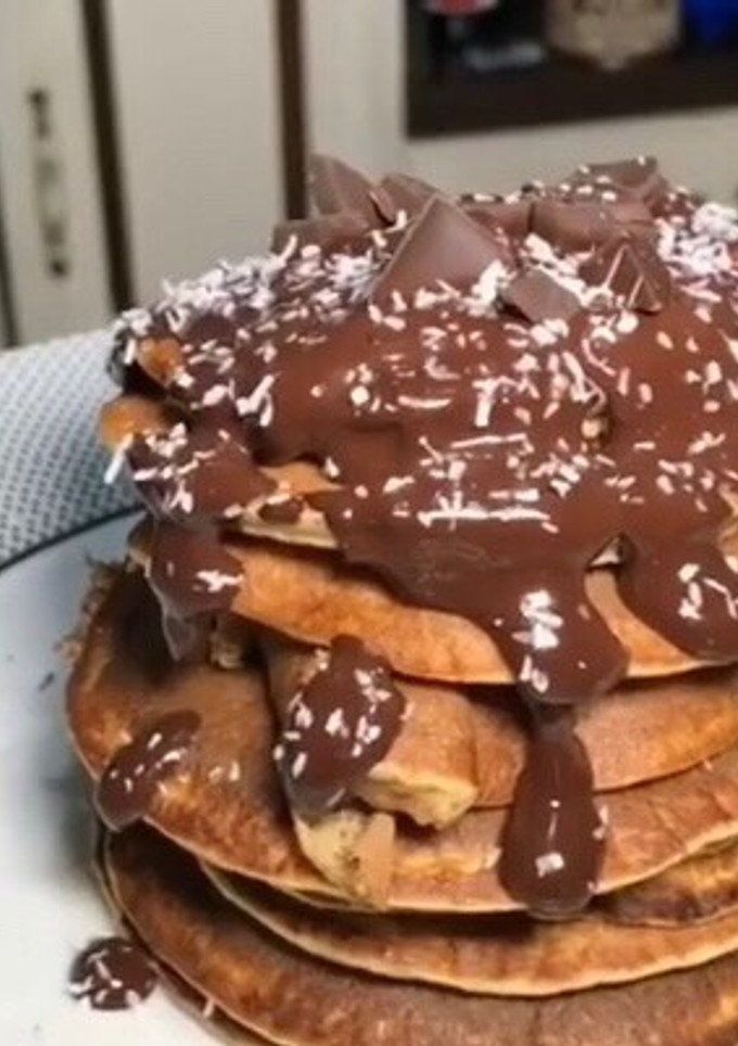 Una foto de Tortitas de plátano y avena🥞🍌